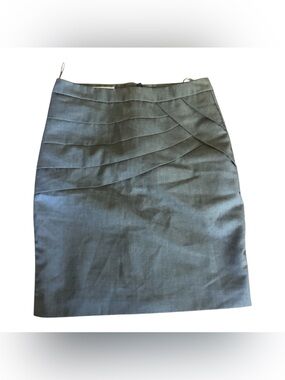 Classic Slate Gray Women’s Pencil Skirt